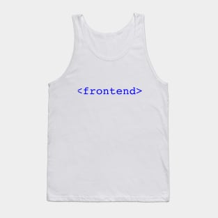 Front End Programmer T-shirt Tank Top